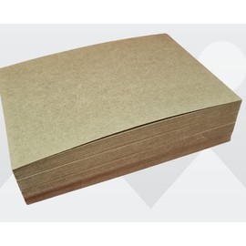 A6 225gsm Brown Kraft Card, Postcard Blanks, DIY Wedding Invitations, Note Card Blanks (100 Pieces)