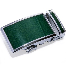 Barry.Wang Mens Ratchet Belt Buckle Only 40mm,Genuine Leather Strap Replacement Belt Width 1 3/8",Cut for Fit