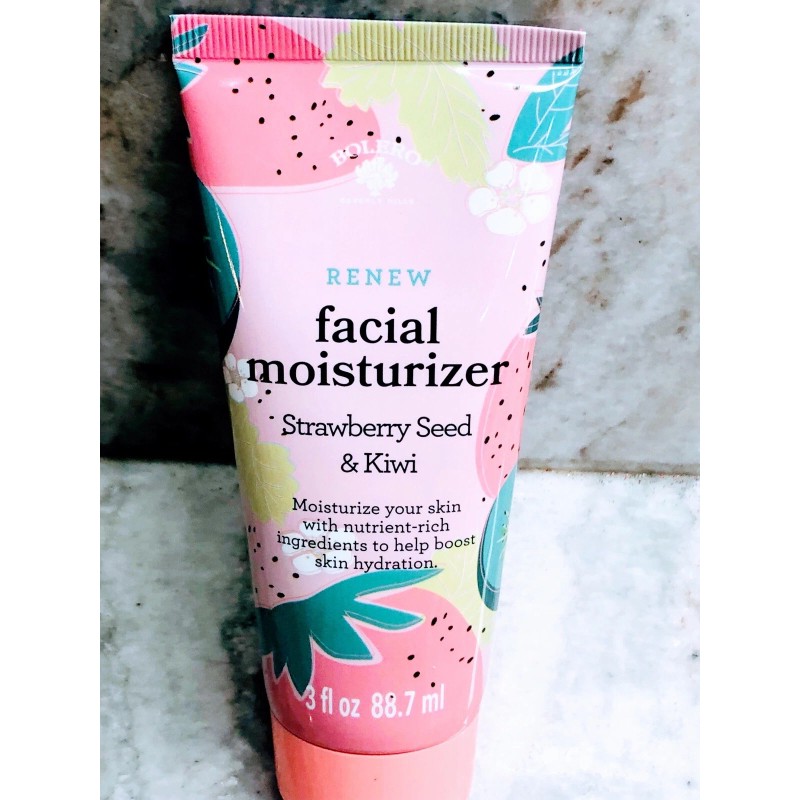 Bolero Ship N 24 Hours. New-Bolero Strawberry Seed/Kiwi Facial Moisturizer