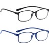 PROFLEX BluOptix Blue Light Blocking lightweight, flexible, scratch resistant, unisex (mens + womens), computer screen technology reading glasses +0.0,+1.0,+1.5,+2.0,+2.5,+3.0,+3.5,+4.0