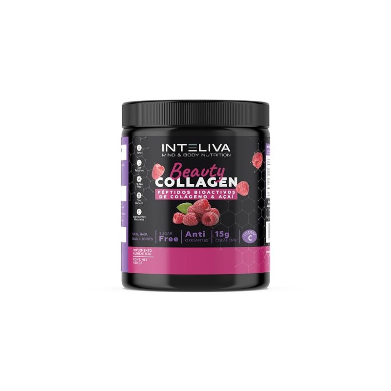 Beauty Collagen Multi Peptides Colageno Hidrolizado Puro Peptidos Bioactivos Vitamina