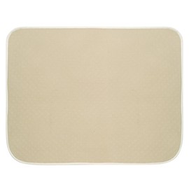 InterDesign iDry Microfiber Shower and Bath Mat for Bathroom Floor - Large, Wheat