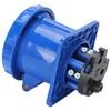 Waterproof Industrial Plug IP67 Compact Insulation 3 Cores Rubber Sealing