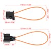 X AUTOHAUX 1 Set Automobile Fiber Optic Loop Cable Bypass
