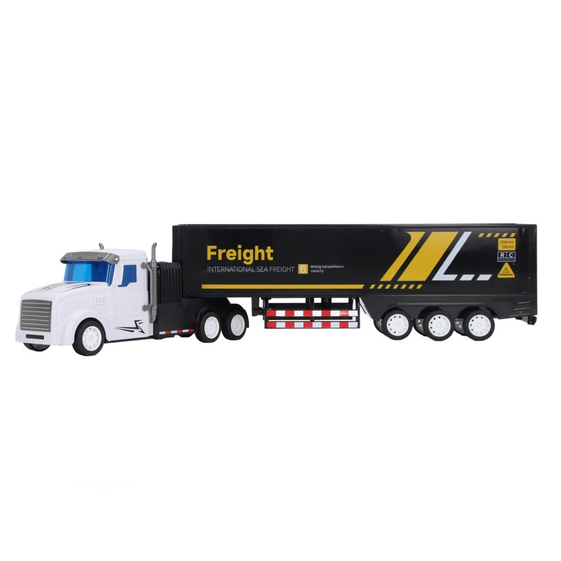 Container Truck Toy High Simulation Extended Carriage Container Trailer Model