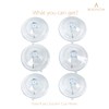 BEADNOVA Suction Cup Hooks 2.5 Inches Suction Cup Hook for