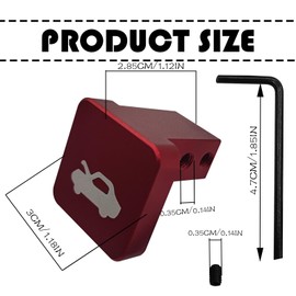 GolTHd Hood Latch Release Implement, Hood Cover Lock Switch, Compatible with 1996-2011 Honda Civic, 2003-2011 Element, 2006-2014 Ridgeline, 1997-2006 CR-V (Red)