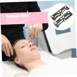 LALAFINA 2sets Brow Shaping Stencils Template Eyebrow Makeup Tools Ruler for Symmetrical Brows Australia 2pcs*2