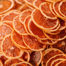 Dried Grapefruit Slices,Dehydrated Grapefruits Flowers for Cocktails Garnish Crafts,No Sugar Added Fresh Dried Grapefruit Chips Bulk for Drinks Juice Baking Cooking 3.5 Oz/100g