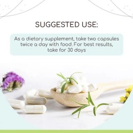 Herbera Suplemento Tomillo Orgánico Usda 60 Cápsulas Veg