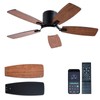 Ayaoty Ceiling Fans with Lights, 42 inch Low Profile Ceiling