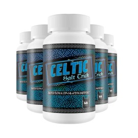 Celtic 5-Pack Celtic Salt Trick Pills - Blood Circulation Support for Men -300 Capsules