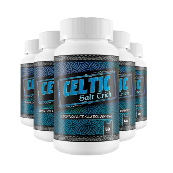 Celtic 5-Pack Celtic Salt Trick Pills - Blood Circulation Support