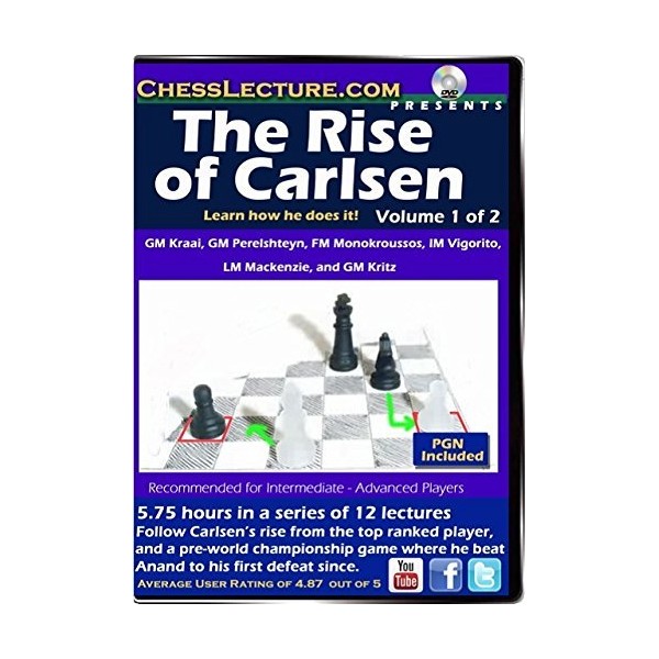 Chess Lecture The Rise of Carlsen - 2 DVDs Volume