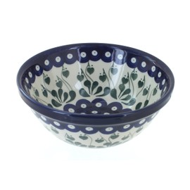 Blue Rose Polish Pottery - Red Hummingbird Cereal/Soup Bowl - 6.5" Diameter - Great Bowl for Everyday Dinnerware, Casual Dinnerware, or Formal Dining