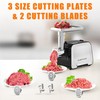 CHEFFANO Life Electric Meat Grinder, Stainless Steel Sausage Stuffer Maker