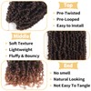 Ainimiu Yanky Twist Crochet Hair - 10Inch 8 Packs (20