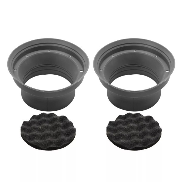 Recoil SPB65 Foldable Silicone 6.5” Car Speaker Baffle Kits with