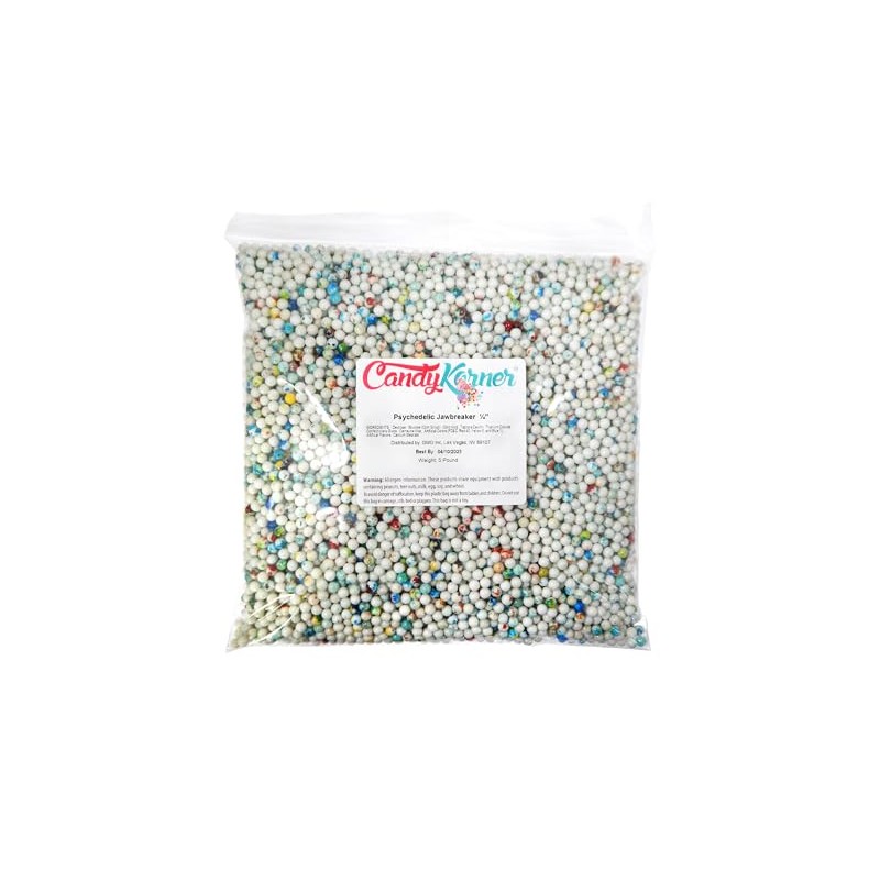 Psychedelic Jawbreakers - 1/4" - 5 Pound (80 Ounces) -