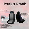 BESULEN - Juego de 2 fundas de asiento delantero de