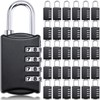 Moxweyeni 30 Pcs 4 Digit Combination Lock Small Combo Luggage