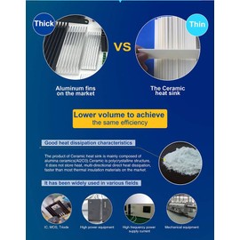 M2 SSD Ceramic Chip Heatsink DIY Laptop PC Memory Cooling Fin Radiant Exhaustable Cooler Ultra Thin 2242