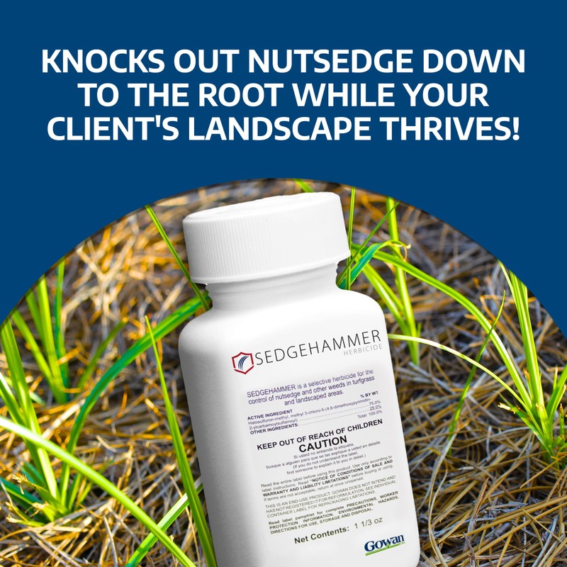 Sedgehammer Herbicide - 1 Pack of 1.33oz Bottle of USA-Made