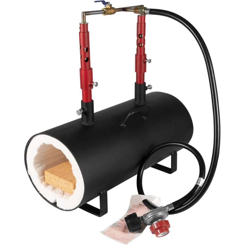 Unbranded Propane Forge Double Burner For Knife And Tool Making-Portable