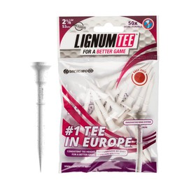 Lignum Tee Bag 16Pcs - White, Size: 53 mm