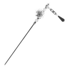 BIUDECO Hair Bun Stick Chinese Hair Chopstick Metal Flower Clip Women Hair Accessories