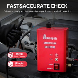 Advrepair Automotive Smoke Leak Detector,12V DC,Built-in Air Pump,Car Diagnostic Tool,Fuel Leakage Detector Compatible with 12V Vehicles Leak Detector