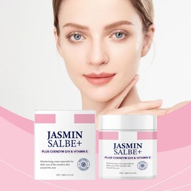Jasminsalbe Plus,100ml Jasmin Salbe Augen, Augencreme Augenringe Schlupflider, Gegen Falten Augenstraffung Jasmin Creme, Entfernen Tränensäcke und Schwellungen Collagen Eye Cream