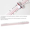 Golf Putting Mat Acrylic Accurate Scale Line Portable Double Sided