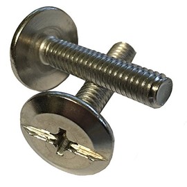 6 Hurricane Stainless Steel Sidewalk Bolts 1/4-20 X 1-1/2 inch Long