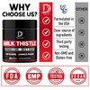 7000mg Milk Thistle Capsules - 5in1 with Dandelion, Beet Root,