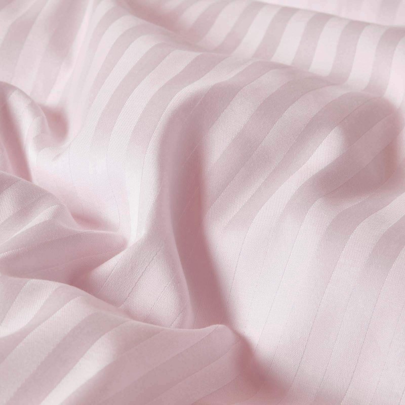 HOMESCAPES Dusky Pink Pure Egyptian Cotton V-Shape Pillowcase 330 TC