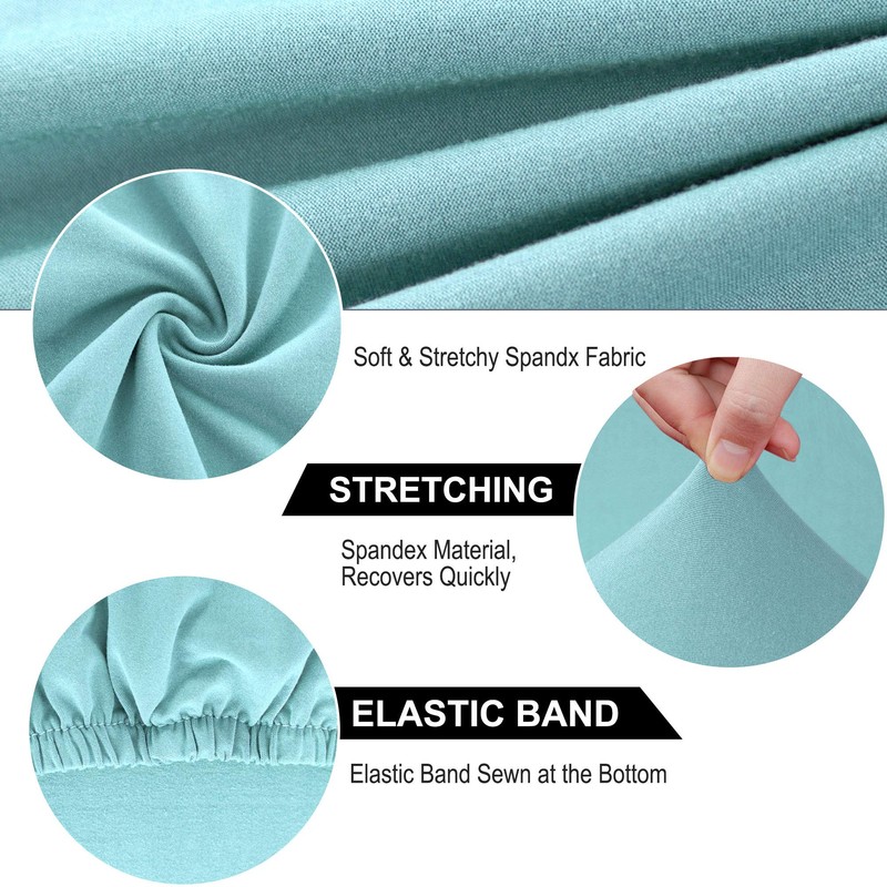 sourcing map High Back Dining Chair Covers, Stretch Removable Washable