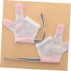 Kisangel 1 Pair Thumb Stop Gloves Finger Guard Gloves for