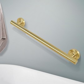 Lava Odoro Shower Grab Bar for Bathtubs and Showers, Modern Stainless Steel Barthroom Grab Bars, Shower Bars Safety for Elderly, Disabled, SG009-24lnch-SG