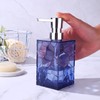 Hand Soap Dispenser Set Clear Acrylic Plastic Liquid Pump Bottles