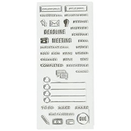 Hero Arts CL920 Kelly's Work Craft Supplies, Home Planner, 2.5" x 6"