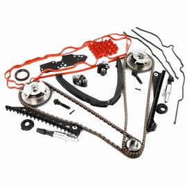 Autodevil Timing Chain Kit Cam Phasers VVT Valves 5.4L Fit for F150 2004-2008 for Expedition-Auto 2005-2008 for Navigator 205-208 for F250 F350 Super Duty 05-08 for Mark LT 06-07 Car Replacement parts