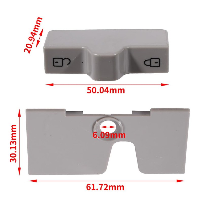 YUCKMZ 2412757607 Compatible With Dometic Fridge Door Lock Catch For