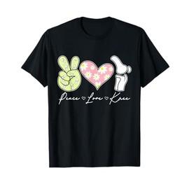 Peace Love Knee Surgery Recovery Replacement T-Shirt