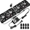 WDERAIR 4 x 120mm Server Rack Mount Fan 12V with