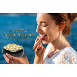 Andy Anand Greek Yogurt Covered Almonds, 1 lb Shipped 2nd Day Air