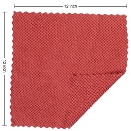 XIEJINJIA Microfiber Cleaning Cloths Softer Highly Absorbent,Reusable and Lint Free Dish Cloths,Dust Removal Cleaning Rags for House,Kitchen,Car,Window Pack of 12