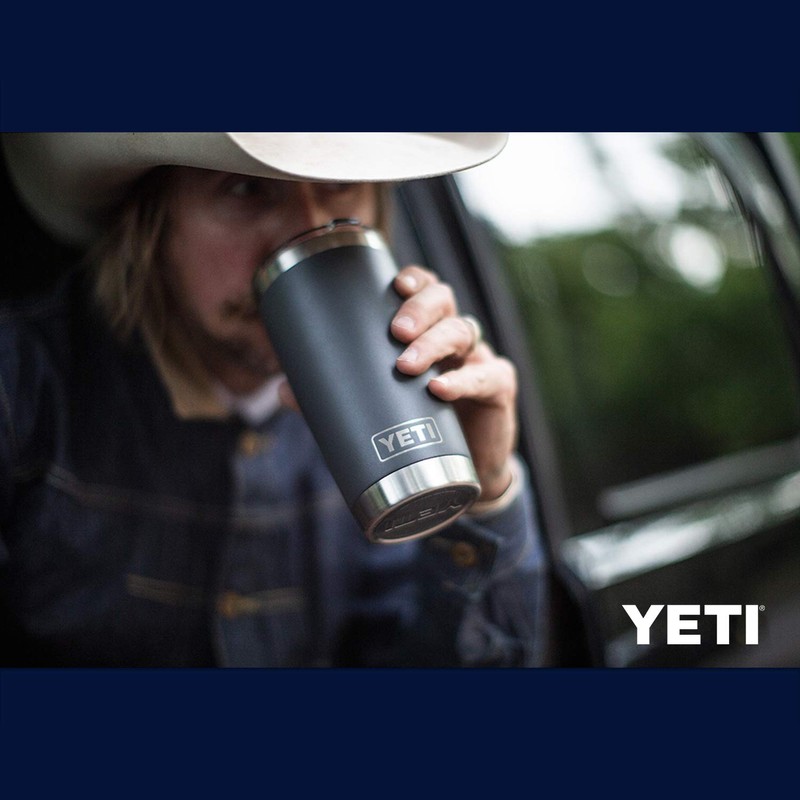 YETI Rambler 20 oz Tumbler, Stainless Steel, Vacuum Insulated with