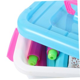 CIYODO 1 Set Chalk for Indoor Chalkboard of Vibrant School Chalk with Sleeves Eraser Teachers Art Supplies for Home Classroom Creative Projects Random Color