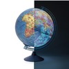Exerz 21cm Illuminated Globe - Physical Map Daytime/Constellation Stars with